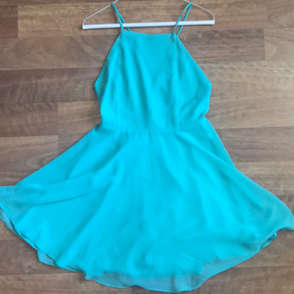 Turquoise dress